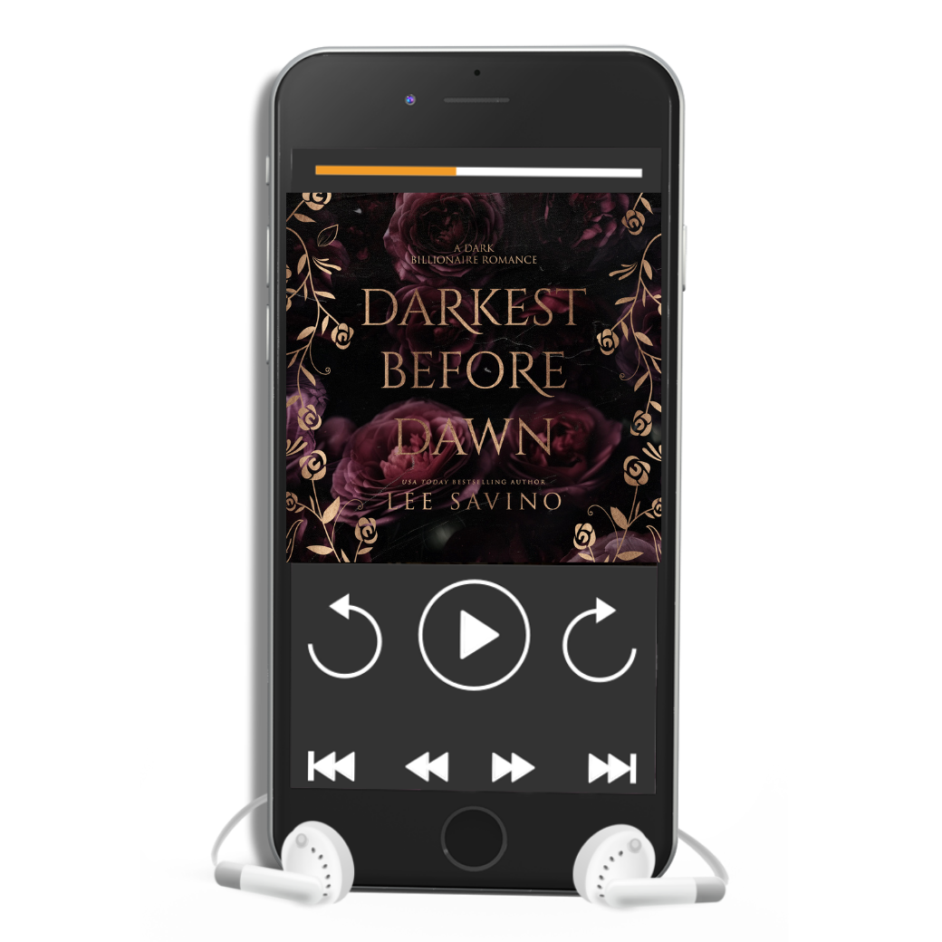 Darkest Before Dawn Cover shown on a phone with earbuds