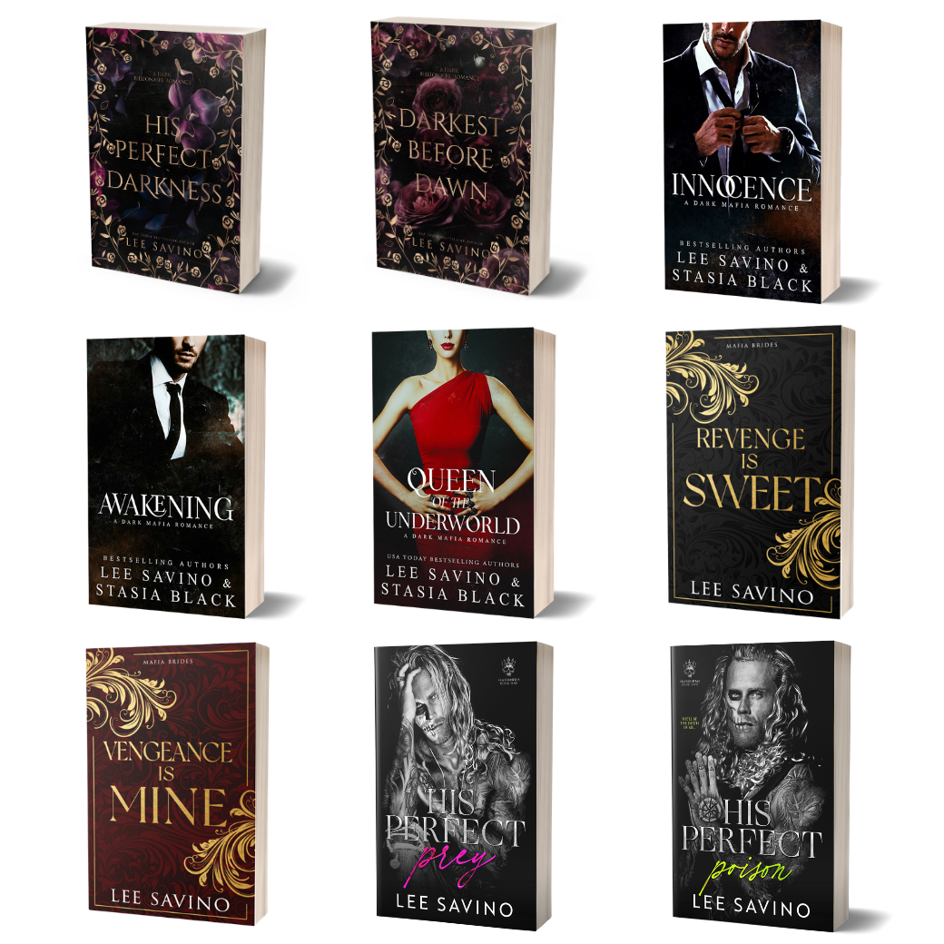 Covers of all 9 books included in the bundle