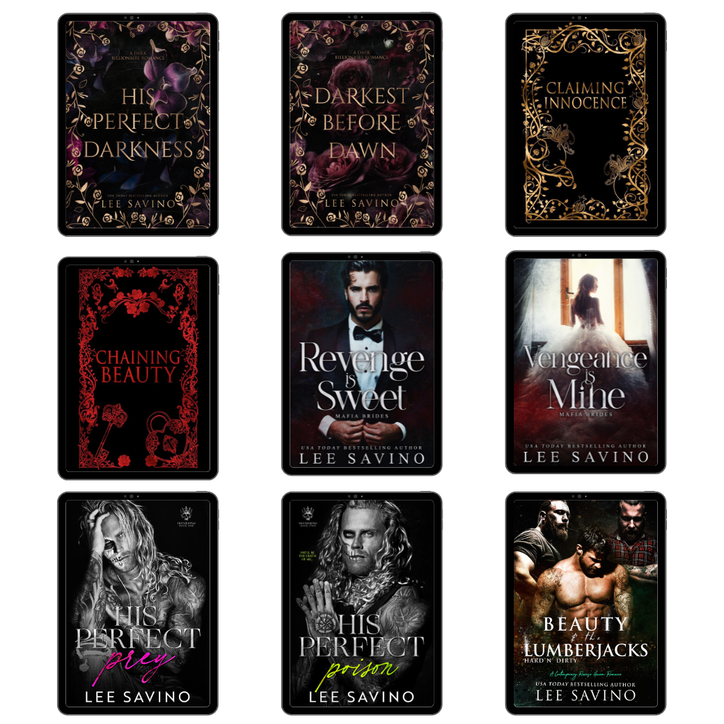 Dark Romance Bundle by Lee Savino — cover showing nine books
